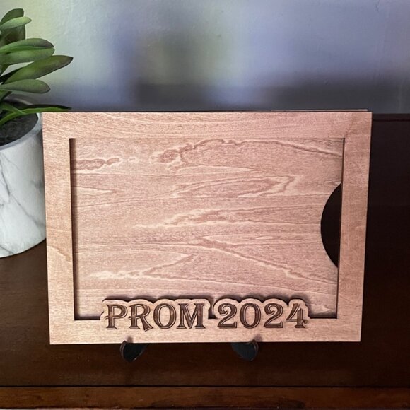 5x7 Wood Prom 2024 Picture Frame Gift for Prom Date Senior Prom - Picture 2 of 3